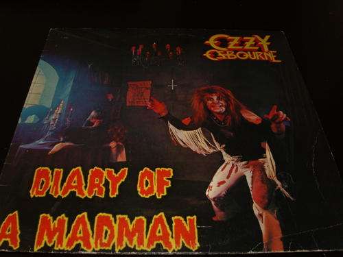 OZZY OZBOURNE DIARY OF A MADMAN- -LP-