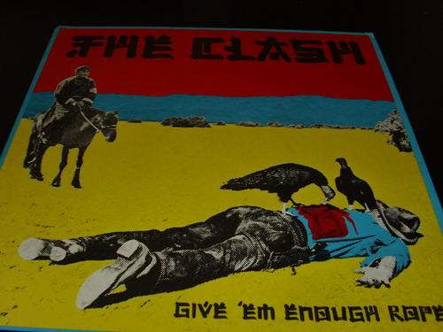 THE CLASH--GIVE EM ENOUGH ROPE- -LP-