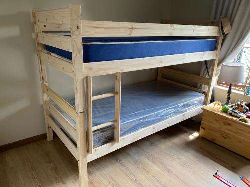 raw pine bunks