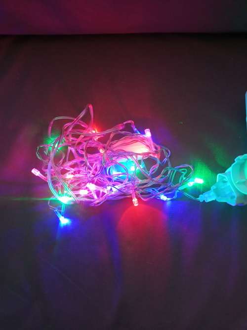 2 x 5m Multicolour Fairy Lights - ONE BID FOR BOTH
