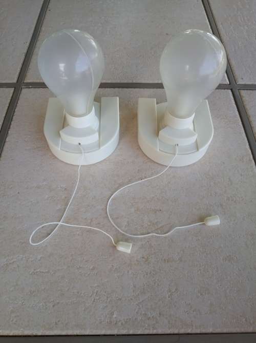 Battery Powered Pull Light Set of two