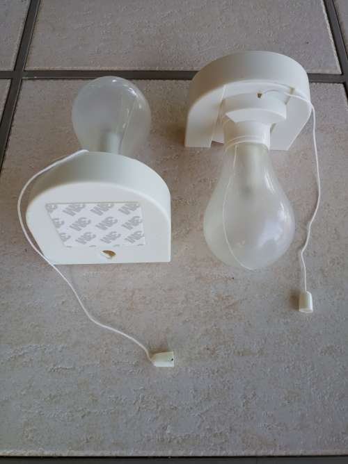 Battery Powered Pull Light Set of two