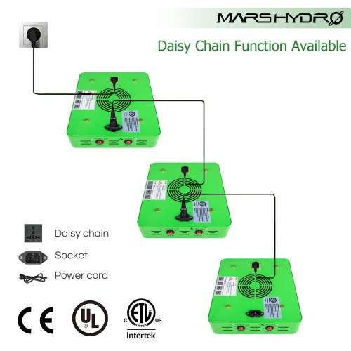 Mars Reflector 48 LED Grow Light with FREE Analog Timer