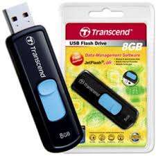 8GB - Transcend StoreJet 500 Capless Series Flash Drive