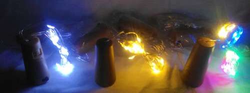 LED string light with bottle cork 20pcs