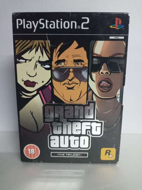 gta the trilogy soft box complete set- PS2