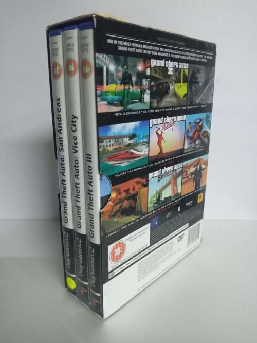 gta the trilogy soft box complete set- PS2