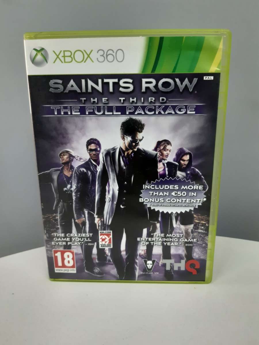 SAINTS ROW  THE THIRD THE FULL PACKAGE - XBOX 360 GAME