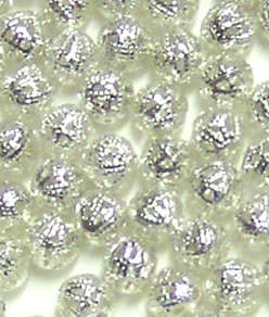 Silver filigree ball 6mm(10pcs)