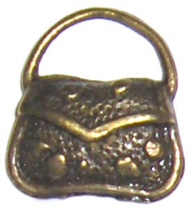 Brass Handbag charms 18mm x 17mm (1pc)