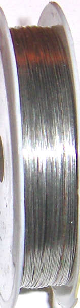 Silver craft wire 0.3mm ( 1m)