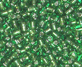 Dark Green Seed beads 6/0 (20g)