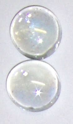 **Sale**  Clear glass pebbles (10pcs)