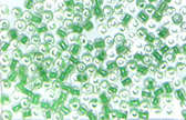 Green inside colour Seed beads 6/0 (20g)