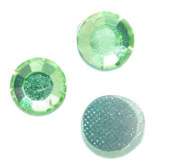 Peridot Hot fix Crystals 2mm (36pcs)