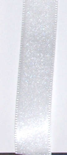White Satin ribbon 15mm sold per meter