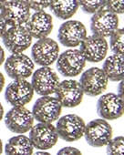 Bulk Nickel filigree ball 4mm (100pcs)