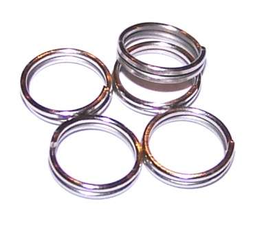 Sale!! Nickel split rings 5mm (200pcs)