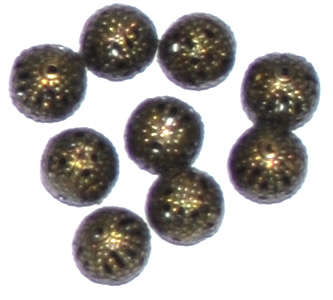 Sale! Bulk Brass filigree ball 8mm (50pcs)