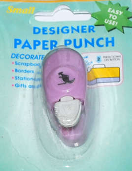 Small Paper punch - Kangaroo   sold per unit