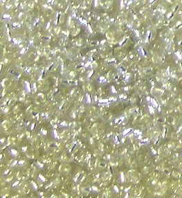 Silver Seed beads 8/0 (20g)