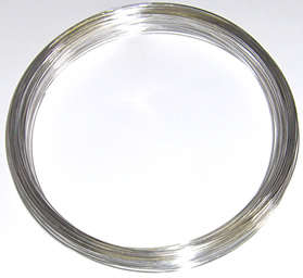 Silvertone memory wire - necklace size (20 coils)