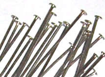 Nickel head pins 24mm (50pcs)