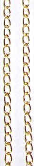 Goldtone chain 2mm (60cm)