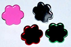 Flower 10mm brads  (5pcs)