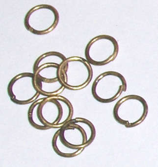 Bulk Brass Jump rings 5mm (200pcs)