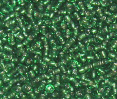 Dark green Seed beads 8/0 (20g)