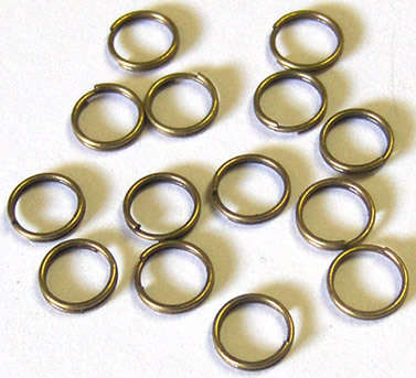 Clearance sale!!! Brass split rings 7mm (400pcs)