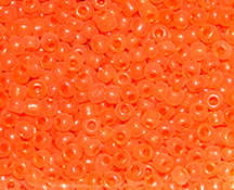 Orange Seed beads 8/0 (20g)