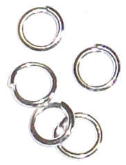 Clearance sale!!! Silvertone Jump rings 6mm (400pcs)