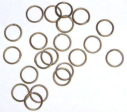 Bulk Brass Jump rings - 8mm (200pcs)