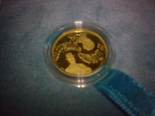 2009 NATIONAL ATHEM 1/10TH GOLD COIN