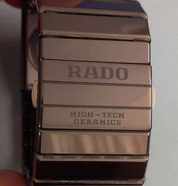High Tech  Black Ceramic Rado Diastar with box, booklets, and guarantee card..