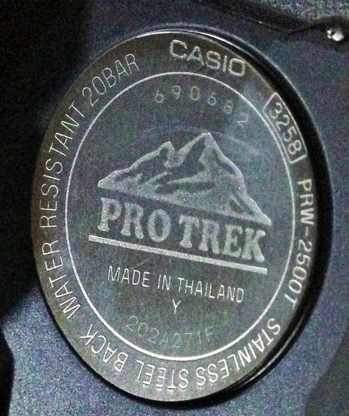 Casio Protrek Titanium Solar, Atomic timing. Compass, Barometer, Thermometer, Altimeter. Unworn gift