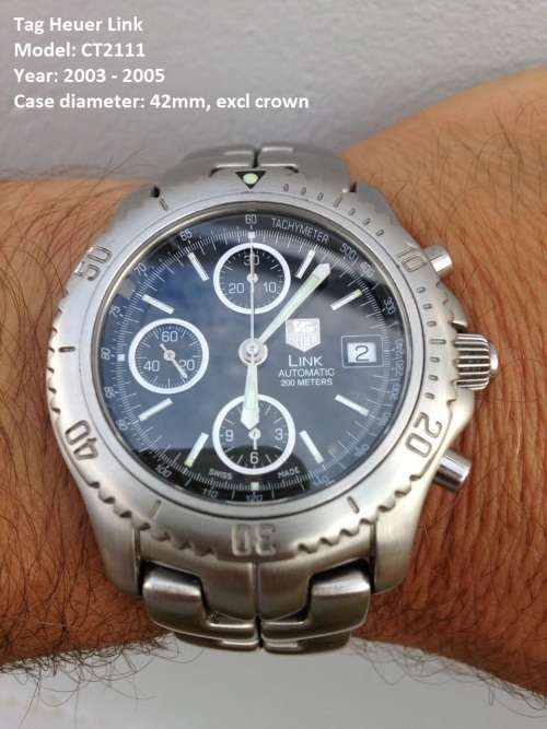 Tag Heuer Link Automatic Chronograph. Great conditions. See photos.