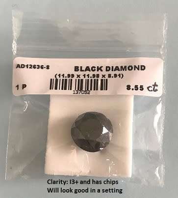 Massive 8.55 ct diamond. A real investment size!