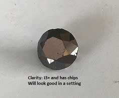 Massive 8.55 ct diamond. A real investment size!