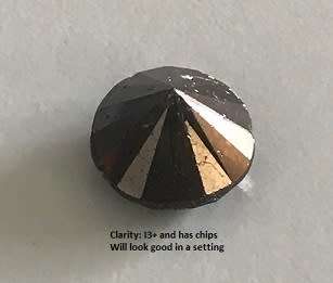 Massive 8.55 ct diamond. A real investment size!