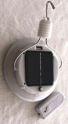 Bye-Bye ESKOM !!!   Portable Hanging Solar lamp unit with 16 LED's and remote control