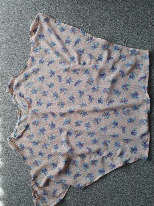 COOL CHIFFON TOP SIZE S/M