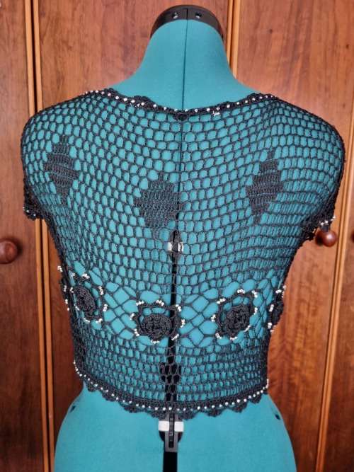 CROCHET BOLERO SIZE MED