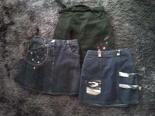 3 PACK SKIRTS 4-5 YEARS