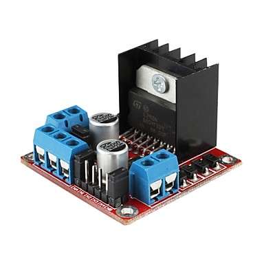 Motor Driver 2A Dual L298 H-Bridge, Controll It With Arduino or Raspberry Pi