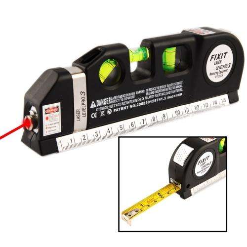 Multipurpose Level Laser Aligner Horizon Vertical Measure Tape
