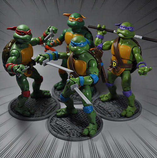 15cm Teenage Mutant Ninja TURTLES Action FIGURES 4pcs