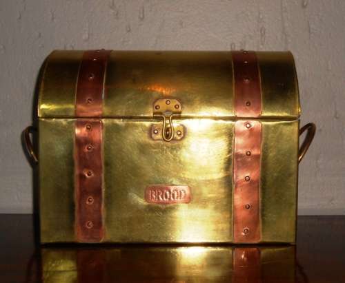 Copper and Brass Bread Tin